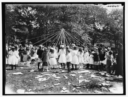 Maypole dance, Central Park, New York, c1905. Creator: Unknown.