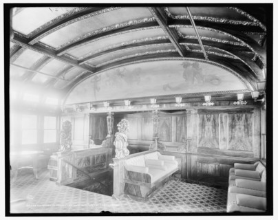 Entrance to convention hall, Str. City of Cleveland, Detroit & Cleveland Navigation Co., (1908?). Creator: Unknown.