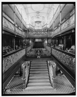 Grand salon, Str. City of Cleveland, Detroit & Cleveland Navigation Co., c1908. Creator: Unknown.