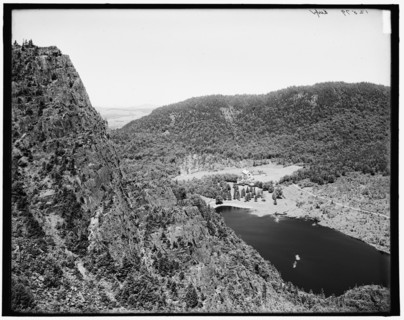 Lake Glorietta [sic] and Table Rock from Old King, Dixville Notch, New Hampshire, c1890-1901. Creator: Unknown.