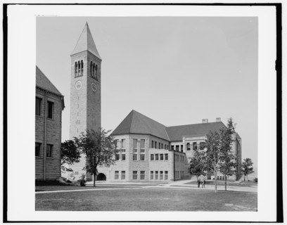The Library, Cornell University, between 1890 and 1901. Creator: Unknown.
