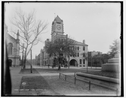 County court house, Savannah, Ga., between 1890 and 1901. Creator: Unknown.