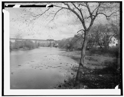 D.L. & W. bridge over the Passaic, Paterson, N.J., between 1890 and 1901. Creator: Unknown.