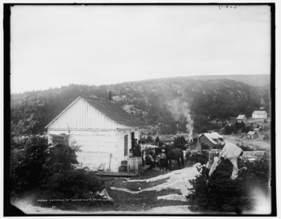 Cottage of inhabitant, Tadousac [sic], between 1890 and 1906. Creator: Unknown.