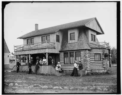 Cottage of J.C. Cabanne, Pointe aux Barques, between 1890 and 1901. Creator: Unknown.