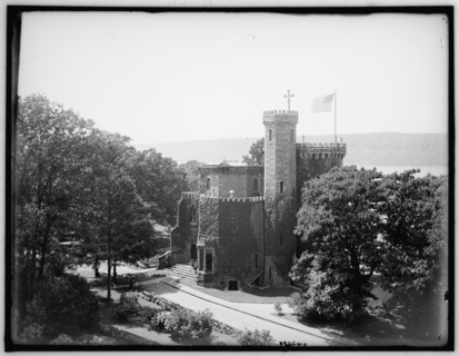 Castle, Academy of Mount St. Vincent, front view, New York, N.Y., between 1905 and 1915. Creator: Unknown.