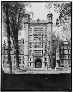 Yale College, Phelps Hall and gateway, c1901. Creator: Unknown.