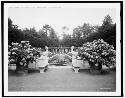 The Lily pond, Bellefontaine, home of Giraud Foster, Lenox, Mass., (c1908?). Creator: Unknown.