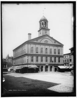 Faneuil Hall, Boston, between 1890 and 1899. Creator: Unknown.