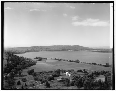 Lake Dunmore from the east, Green Mountains, between 1900 and 1906. Creator: Unknown.