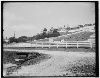 Fort Mackinac, Mackinac Island, Mich., between 1890 and 1901. Creator: Unknown.