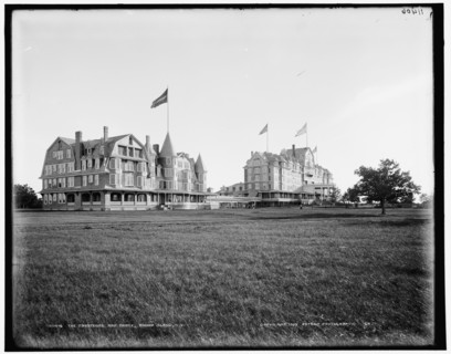 The Frontenac and annex, Round Island, N.Y., c1899. Creator: Unknown.