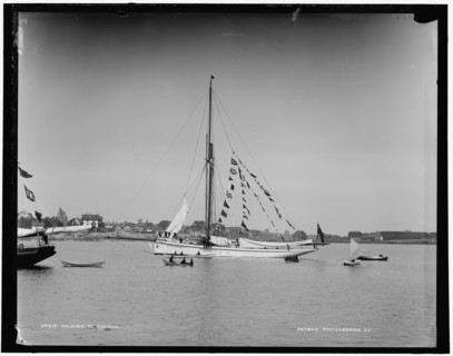 Galatea at anchor, 1886. Creator: Unknown.