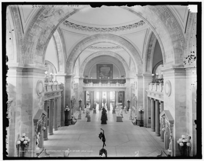 Statuary Hall, Metropolitan Museum of Art, New York, c1907. Creator: Unknown.
