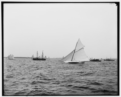 Gloriana, Goelet Cup Race, 1891 Aug 7. Creator: Unknown.