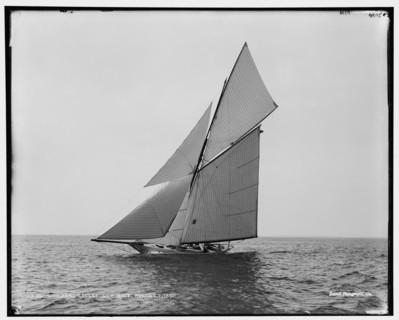 Gloriana, Goelet Cup Race, 1891 Aug 7. Creator: Unknown.