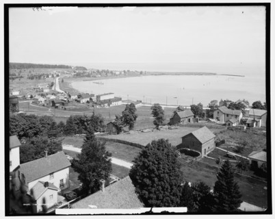 The Harbor, St. Ignace, Mich., c1906. Creator: Unknown.