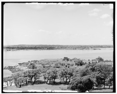 Portland harbor from Cushing's Island, c1905. Creator: Unknown.