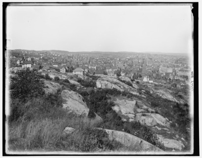 General view from bluffs, Duluth, Minn., c1898. Creator: Unknown.