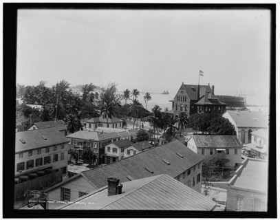 View from hotel, Key West, Fla., c1900. Creator: Unknown.