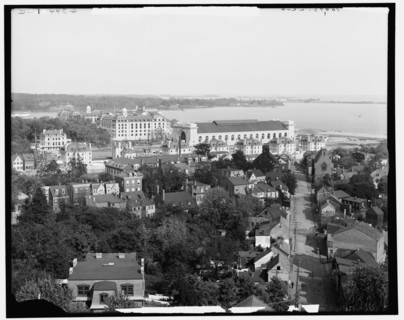 City and harbor, Annapolis, Md., c1906. Creator: Unknown.