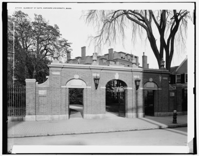 Class of '57 Gate, Harvard University, Mass., between 1900 and 1906. Creator: Unknown.