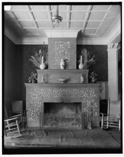 Fireplace, Crawford House, White Mountains, N.H., between 1900 and 1910. Creator: Unknown.