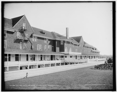 The Inn, from the west, Charlevoix-the-Beautiful, between 1890 and 1900. Creator: Unknown.