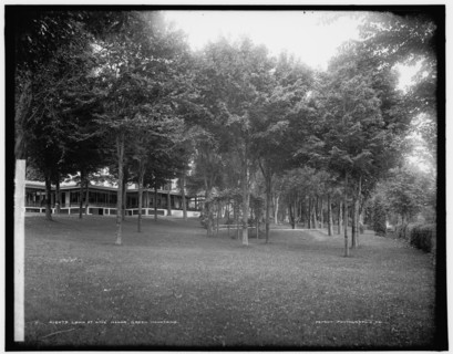 Lawn at Hyde Manor, Green Mountains, between 1900 and 1906. Creator: Unknown.