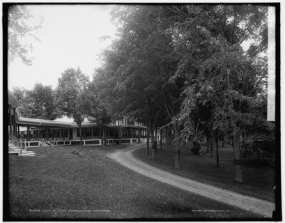 Lawn at Hyde Manor, Green Mountains, between 1900 and 1906. Creator: Unknown.
