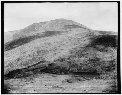 Lake of the Clouds and summit of Mt. Washington, White Mountains, c1900. Creator: Unknown.