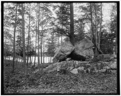 Split Rock, Raccoon Is., Lake Hopatcong, N.J., c1900. Creator: Unknown.