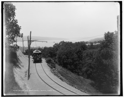 Cayuga Lake from Cornell Heights, Ithaca, N.Y., between 1890 and 1901. Creator: Unknown.