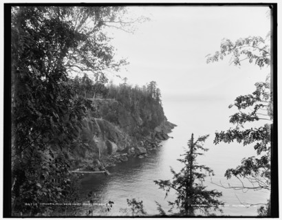 Marquette, Mich. near Pulpit Rock, Presque Isle, c1898. Creator: Unknown.