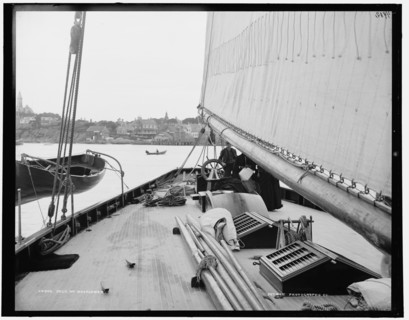 Deck of Mayflower, 1886. Creator: Unknown.