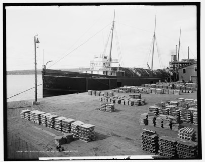 Lake Superior smelter and dock, Dollar Bay, Mich., c1906. Creator: Unknown.