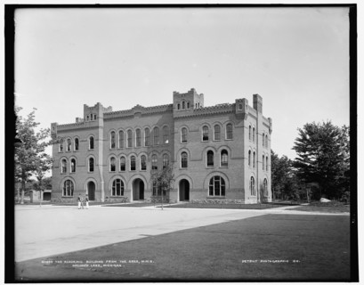 Academic building from the area, M.M.A., Orchard Lake, Michigan, between 1890 and 1901. Creator: Unknown.