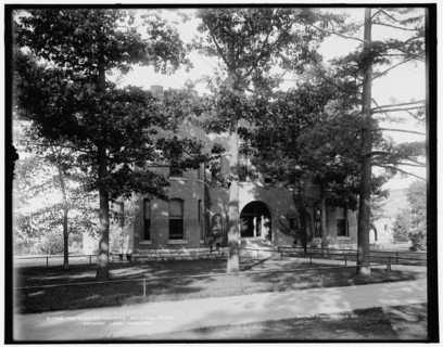 The Quartermasters' building, M.M.A., Orchard Lake, Michigan, between 1890 and 1901. Creator: Unknown.