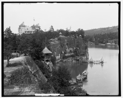 The Bathing place, Lake Mohonk, c1902. Creator: Unknown.