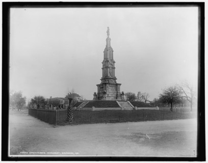 Confederate Monument, Savannah, Ga., between 1890 and 1901. Creator: Unknown.