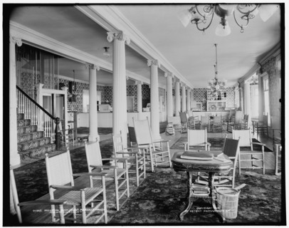 Reception room, Mount Pleasant House, White Mountains, c1900. Creator: Unknown.