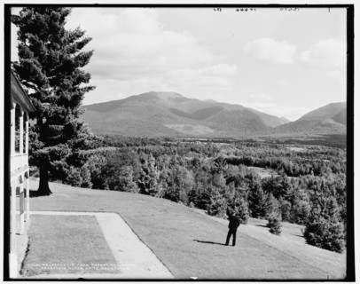 Mt. Lafayette from Forest Hills Hotel, Franconia Notch, White Mountains, between 1890 and 1901. Creator: Unknown.