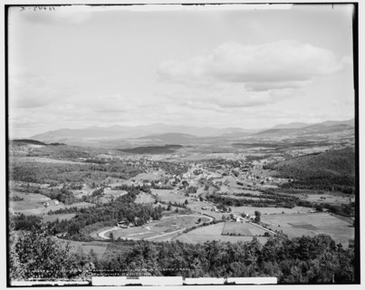White Mountains & Franconia Mountains from Kilburn Crags, Littleton, White Mountains, c1900. Creator: Unknown.