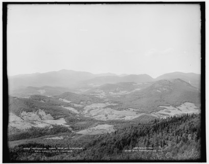 Presidential Range from Mt. Kiarsarge i.e. Mount Kearsarge, North Conway, White Mountains, c1900. Creator: Unknown.