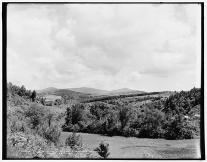 Mt. Shrewsbury and Mt. Killington from East Wallingford, Green Mountains, between 1900 and 1906. Creator: Unknown.