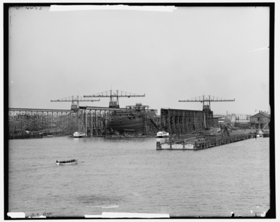 Water front, Newport News, Va., c1905. Creator: Unknown.