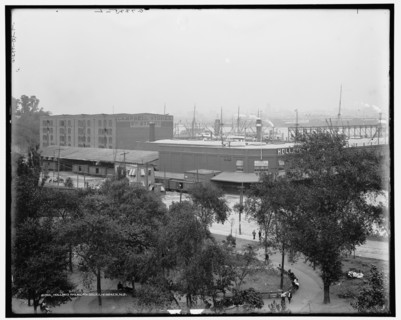 Holland American docks, Hoboken, N.J., between 1900 and 1915. Creator: Unknown.