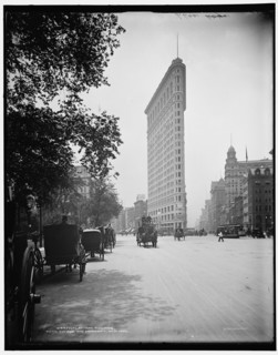 Flat-Iron Building i.e. Flatiron, Fifth Avenue and Broadway, New York, c1902. Creator: Unknown.