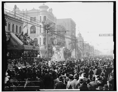 The Rex pageant, Mardi Gras Day, New Orleans, La., c1907. Creator: Unknown.