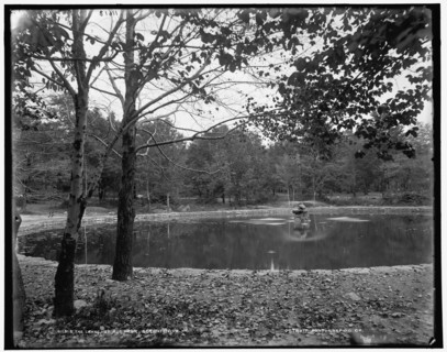 The Lake, Nay Aug Park, Scranton, Pa., between 1890 and 1901. Creator: Unknown.